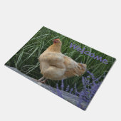 Posing Chicken Welcome Mat (Schuin)