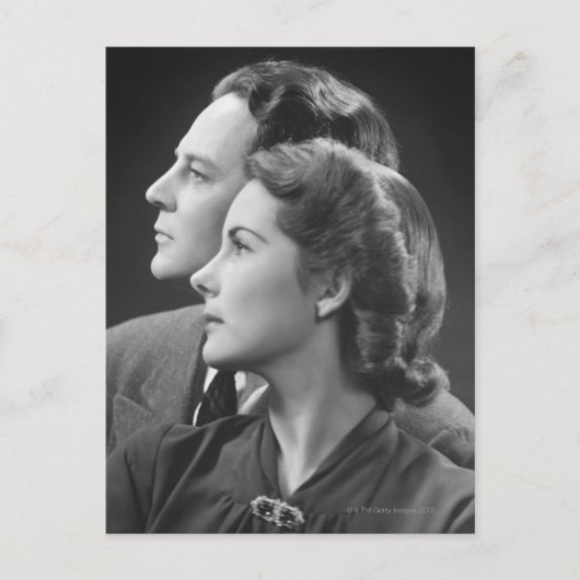 Posing Couple Briefkaart (Voorkant)