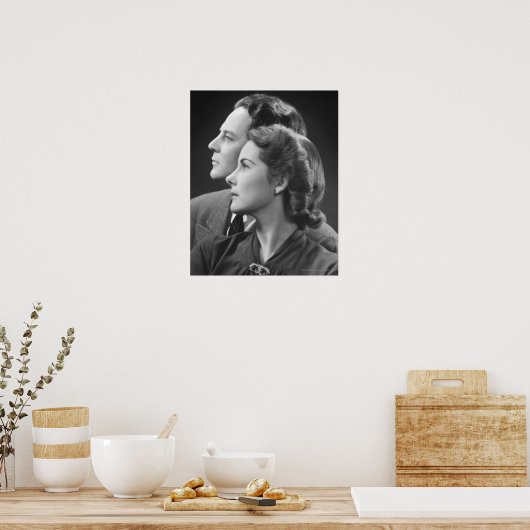 Posing Couple Poster (Keuken)