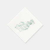 Posing Dame Napkins Servet (Hoek)