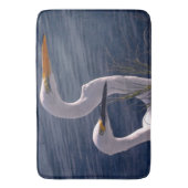 Posing Egrets Badmat (Voorkant Verticaal)