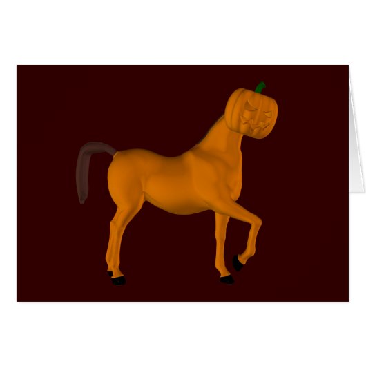 Posing Halloween Horse (Voorkant Horizontaal)