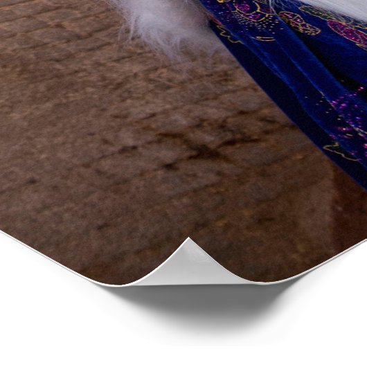 Posing in carnaval Costume, Venetië Poster (Hoek)