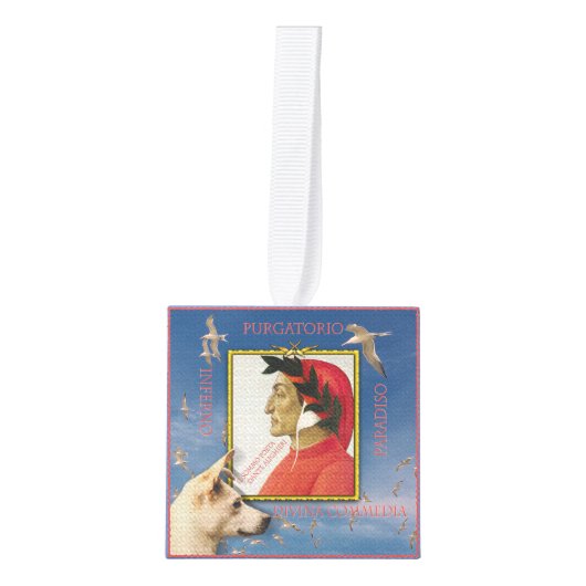 Posing met Dante Alighieri Decoratie (Voorkant)