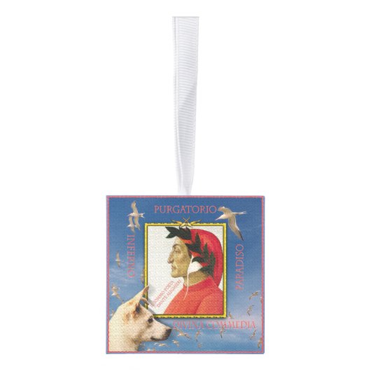 Posing met Dante Alighieri Decoratie (Rechts)