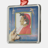 Posing met Dante Alighieri Metalen Ornament (Links)