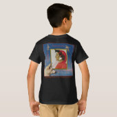 Posing met Dante Alighieri T-shirt (Achterkant volledig)