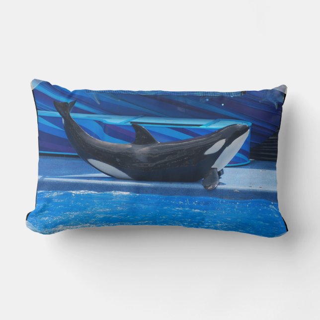 Posing Orca Pillow Kussen (Voorkant)