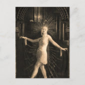 Posing With Starburst Hat Briefkaart (Voorkant)