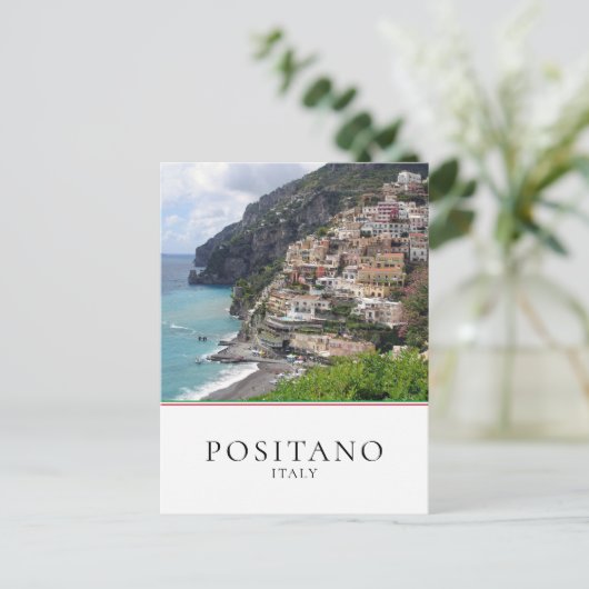 Positano aan de Amalfi-kust in Italië Briefkaart (Staand voorkant)
