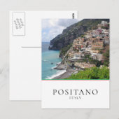 Positano aan de Amalfi-kust in Italië Briefkaart (Voorkant / Achterkant)