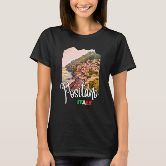 Positano Amalfi Coast 1 T-shirt (Voorkant)