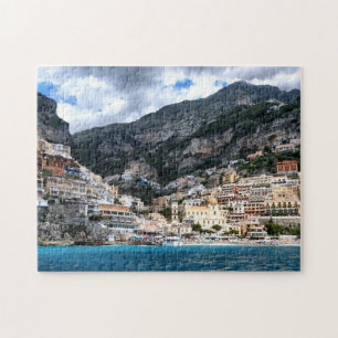 Positano Amalfi Coast Italy, Italian scenic foto Legpuzzel