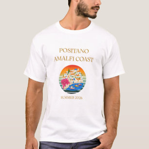 Positano Amalfi Coast T-Shirt - Zomer 2026 Tee