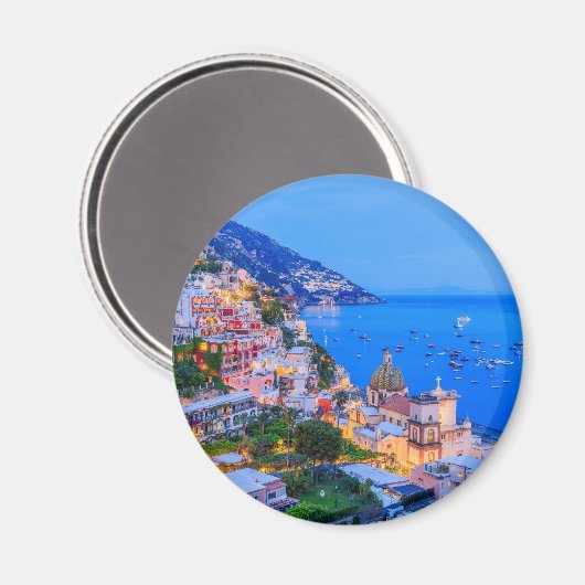 Positano, Amalfikust, Italië. Magneet (Voorkant / Achterkant)