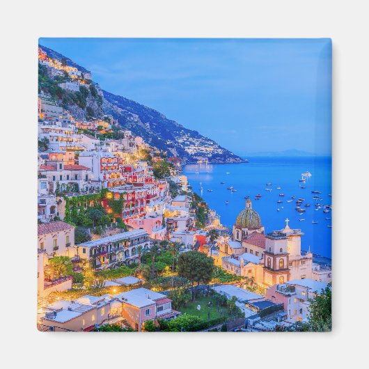 Positano, Amalfikust, Italië. Magneet (Voorkant)