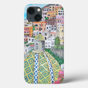Positano, Apple iPhone X, Barely Daar telefoontas 13 Hoesje