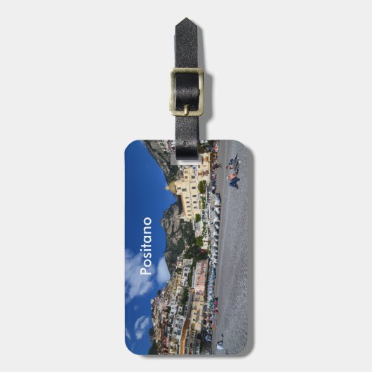 Positano Beach Bagagelabel (Voorkant verticaal)
