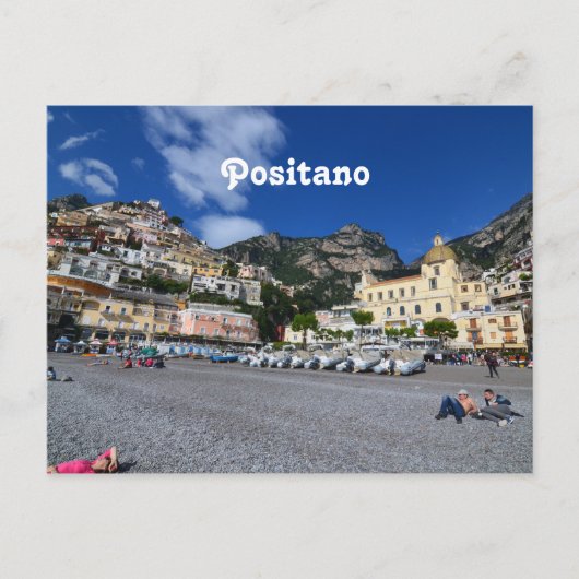 Positano Beach Briefkaart (Voorkant)