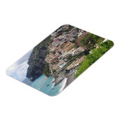 Positano bij de Amalfi kust rechthoek magneet (Linkerzijde)