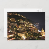 Positano bij nacht briefkaart (Voorkant / Achterkant)