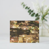 Positano bij nacht - Hillside Homes Briefkaart (Staand voorkant)