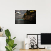 Positano bij nacht - Relic II - Afdruk foto's Poster (Thuiskantoor)