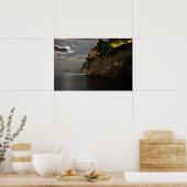 Positano bij nacht - Relic II - Afdruk foto's Poster (Keuken)