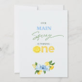 Positano Blue Lemon Onze belangrijkste knijp 1e ve Kaart (Achterkant)