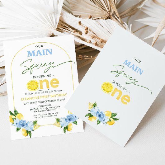 Positano Blue Lemon Onze belangrijkste knijp 1e ve Kaart