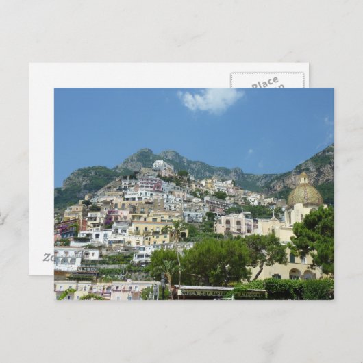 Positano Briefkaart (Voorkant / Achterkant)