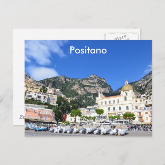 Positano Briefkaart (Voorkant / Achterkant)