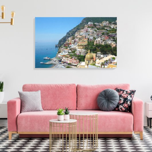 Positano Canvas Print (Insitu (Woonkamer))