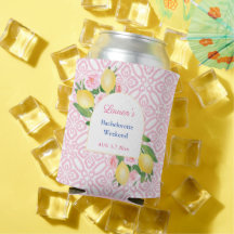 Positano Citroenen Roze Bloemen Bachelorette Party