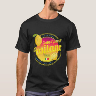 Positano Costa dAmalfi Lemon Italië Vintage Amalfi T-shirt