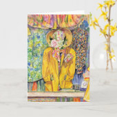 Positano Dame Notecards Kaart (Gele Bloem)