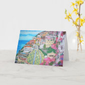Positano, de Kaart van Italië (Gele Bloem)