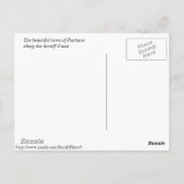 Positano door het Zee Briefkaart (Achterkant)