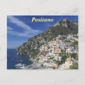 Positano door het Zee Briefkaart (Voorkant)