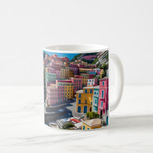 Positano Escape-Mok   Keramisch Amalfi kustlandsch Koffiemok
