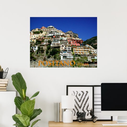 positano italia poster (Thuiskantoor)