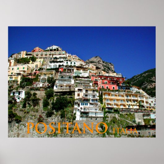 positano italia poster (Voorkant)