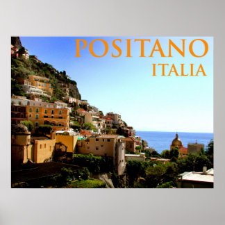positano italia poster