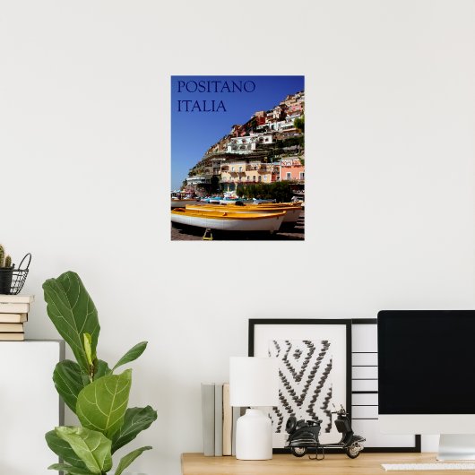 positano italia poster (Thuiskantoor)