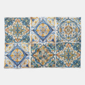 Positano  Italiaanse Tegel Theedoek