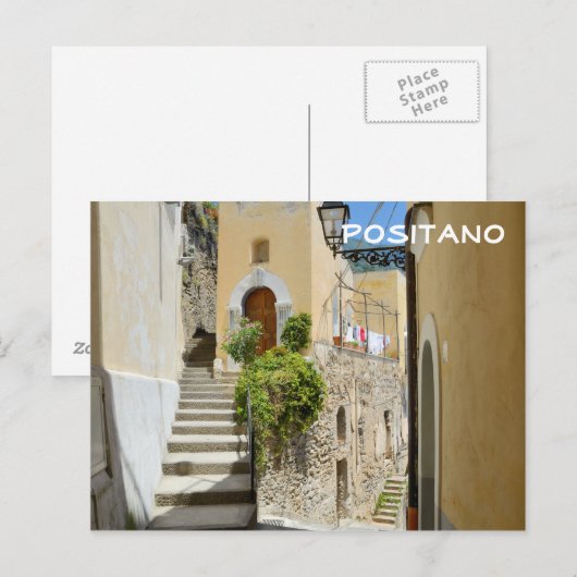 Positano, Italië Briefkaart (Voorkant / Achterkant)