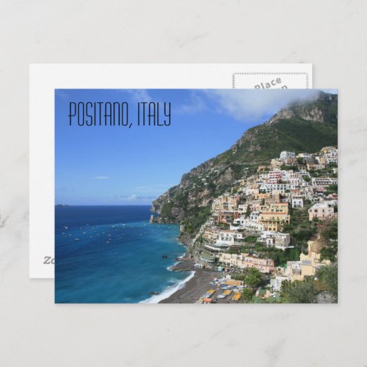 Positano, Italië Briefkaart (Voorkant / Achterkant)