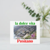 Positano Italië Briefkaart (Staand voorkant)