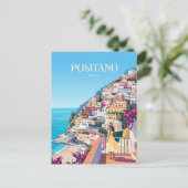 POSITANO ITALIË BRIEFKAART (Staand voorkant)