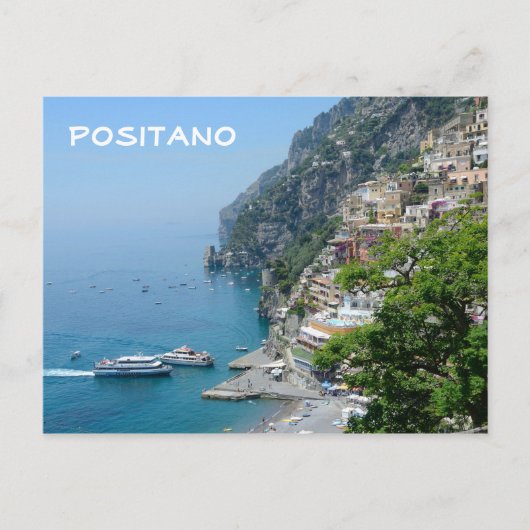 Positano, Italië Briefkaart (Voorkant)